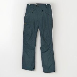 Ride‎ Snowboard Pants Mens M Gray Jean Look 15K Waterproof Ski Snow Cargo